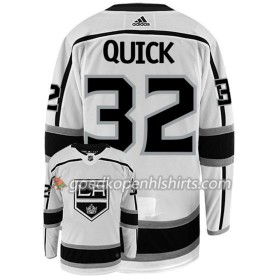 Los Angeles Kings JONATHAN QUICK 32 Adidas Wit Authentic Shirt - Mannen